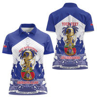 Personalized Les Grenadiers Haiti Football Women Polo Shirt 2026 Nou Retounen White Version - Wonder Print Shop
