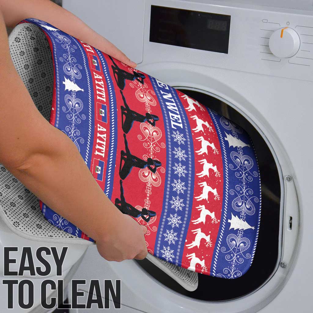 Haiti Christmas Bathroom Set Jwaye Nwel Ayiti Neg Marron Veve Vodou - Wonder Print Shop