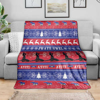 Haiti Christmas Blanket Jwaye Nwel Ayiti Neg Marron Veve Vodou - Wonder Print Shop