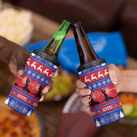 Haiti Christmas 4 in 1 Can Cooler Tumbler Jwaye Nwel Ayiti Neg Marron Veve Vodou - Wonder Print Shop