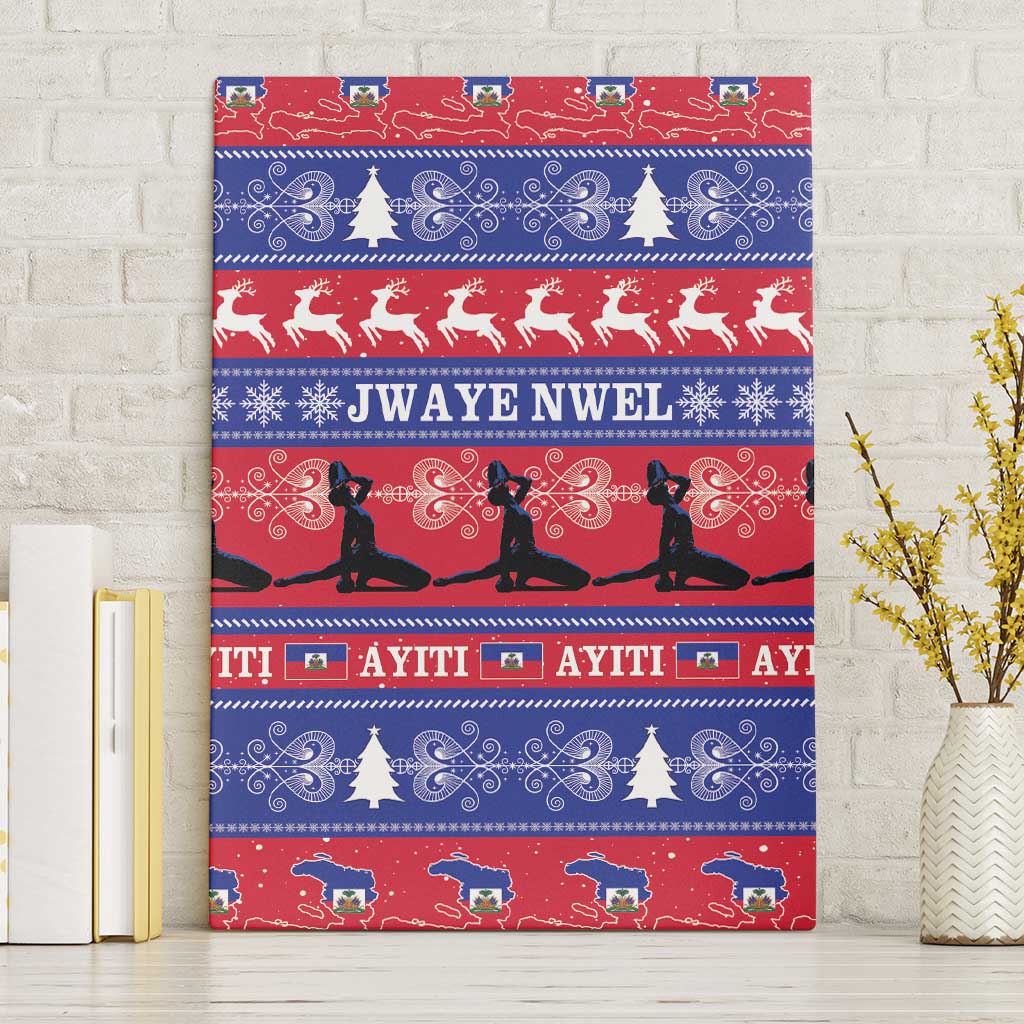 Haiti Christmas Canvas Wall Art Jwaye Nwel Ayiti Neg Marron Veve Vodou - Wonder Print Shop