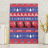 Haiti Christmas Canvas Wall Art Jwaye Nwel Ayiti Neg Marron Veve Vodou - Wonder Print Shop