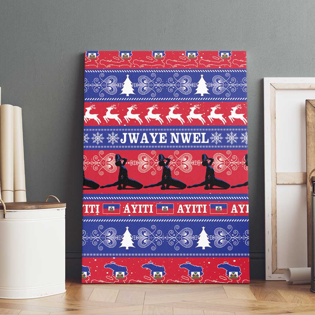 Haiti Christmas Canvas Wall Art Jwaye Nwel Ayiti Neg Marron Veve Vodou - Wonder Print Shop