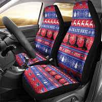 Haiti Christmas Car Seat Cover Jwaye Nwel Ayiti Neg Marron Veve Vodou - Wonder Print Shop