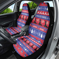 Haiti Christmas Car Seat Cover Jwaye Nwel Ayiti Neg Marron Veve Vodou - Wonder Print Shop