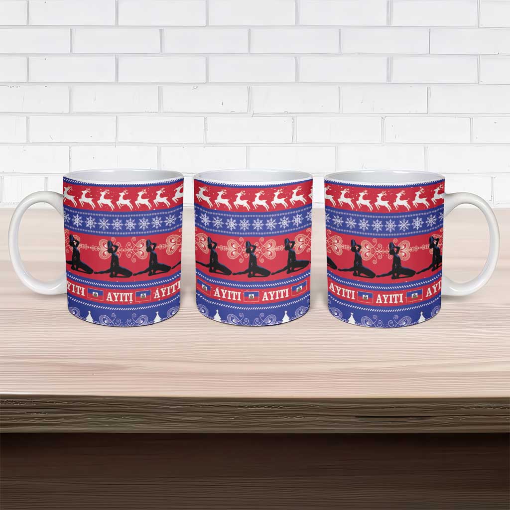 Haiti Christmas Ceramic Mug Jwaye Nwel Ayiti Neg Marron Veve Vodou - Wonder Print Shop