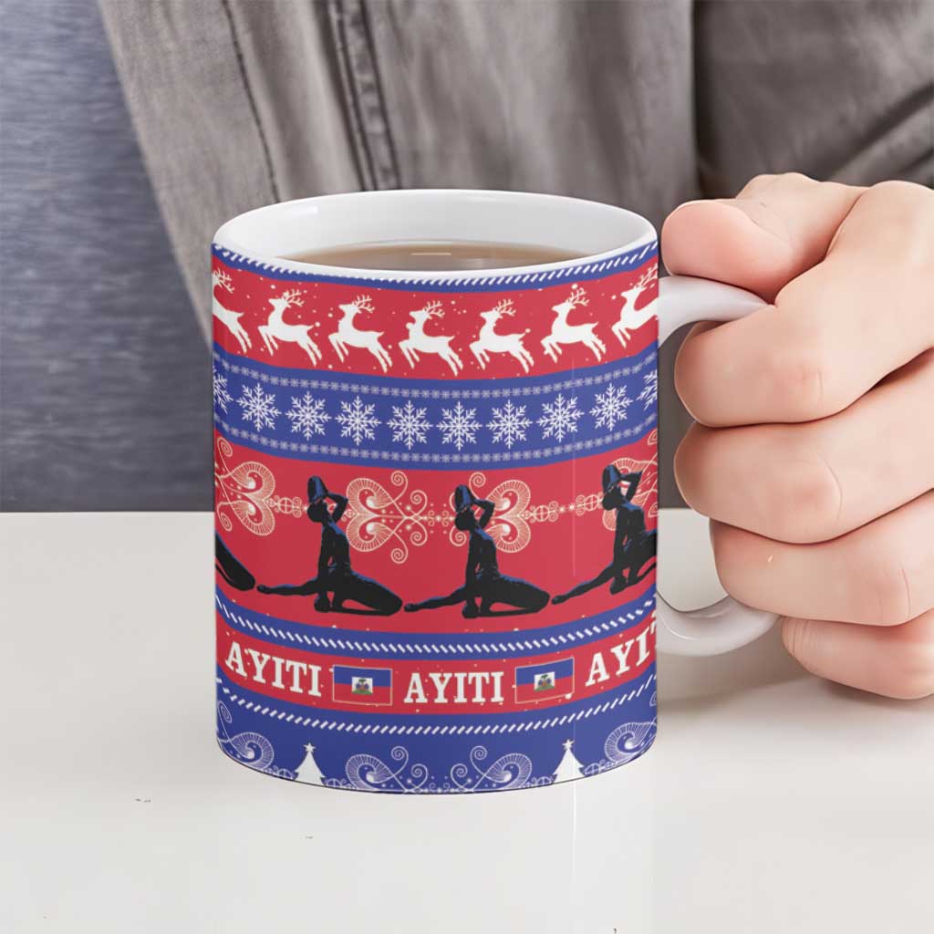 Haiti Christmas Ceramic Mug Jwaye Nwel Ayiti Neg Marron Veve Vodou - Wonder Print Shop