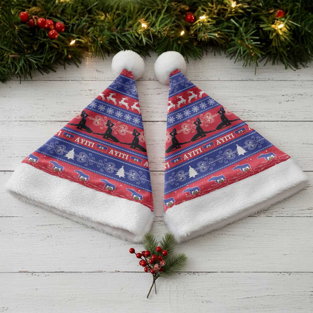 Haiti Christmas Santa Hat Jwaye Nwel Ayiti Neg Marron Veve Vodou - Wonder Print Shop