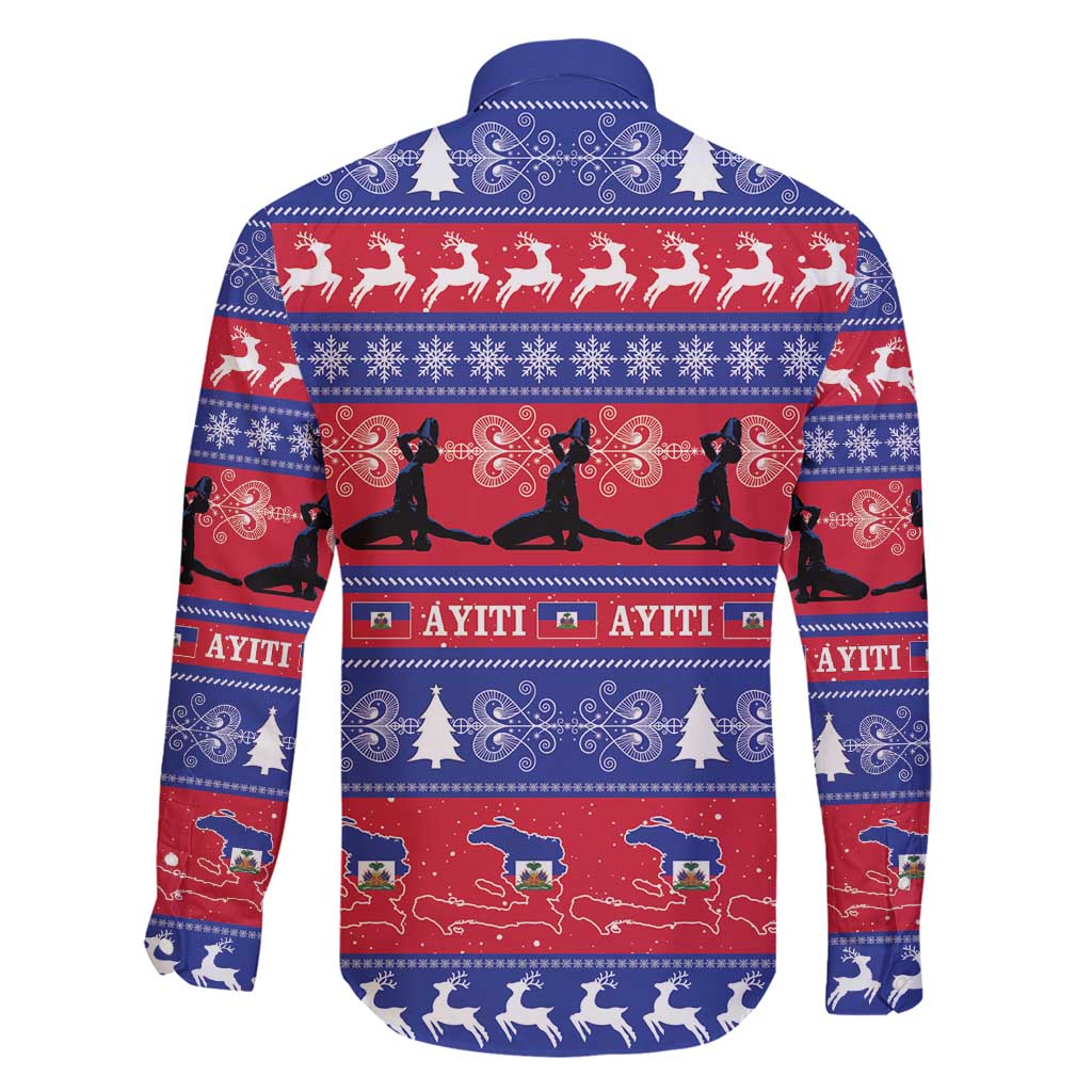 Haiti Christmas Family Matching Mermaid Dress and Hawaiian Shirt Jwaye Nwel Ayiti Neg Marron Veve Vodou - Wonder Print Shop