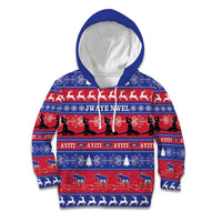 Haiti Christmas Kid Hoodie Jwaye Nwel Ayiti Neg Marron Veve Vodou - Wonder Print Shop