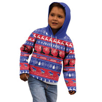 Haiti Christmas Kid Hoodie Jwaye Nwel Ayiti Neg Marron Veve Vodou - Wonder Print Shop