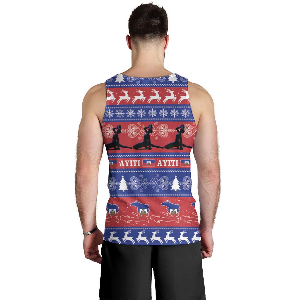 Haiti Christmas Men Tank Top Jwaye Nwel Ayiti Neg Marron Veve Vodou - Wonder Print Shop
