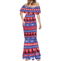 Haiti Christmas Mermaid Dress Jwaye Nwel Ayiti Neg Marron Veve Vodou - Wonder Print Shop