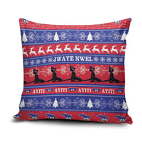 Haiti Christmas Pillow Cover Jwaye Nwel Ayiti Neg Marron Veve Vodou - Wonder Print Shop