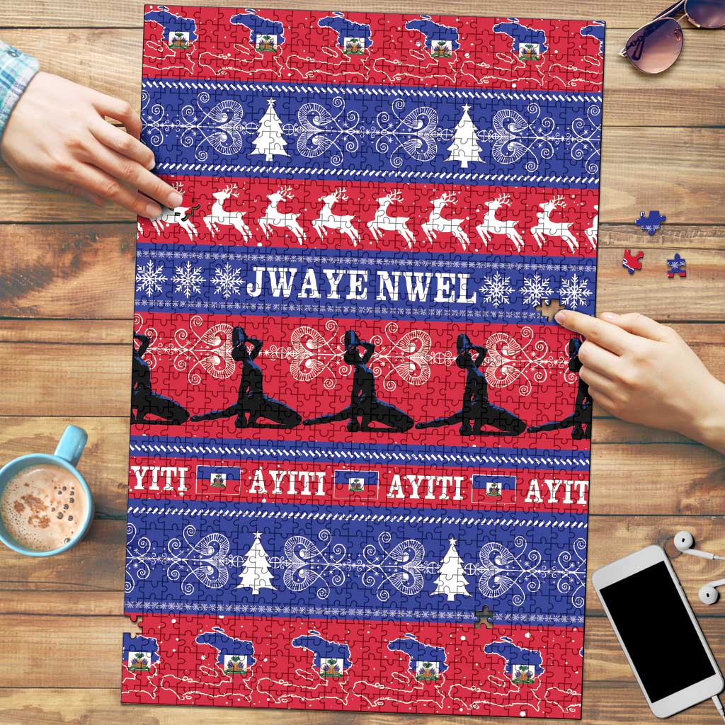 Haiti Christmas Puzzle Jwaye Nwel Ayiti Neg Marron Veve Vodou - Wonder Print Shop