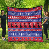 Haiti Christmas Quilt Jwaye Nwel Ayiti Neg Marron Veve Vodou - Wonder Print Shop