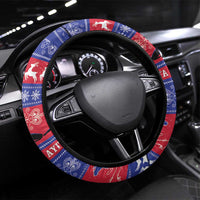 Haiti Christmas Steering Wheel Cover Jwaye Nwel Ayiti Neg Marron Veve Vodou - Wonder Print Shop