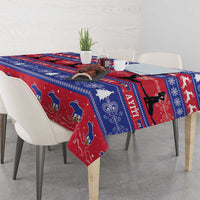 Haiti Christmas Tablecloth Jwaye Nwel Ayiti Neg Marron Veve Vodou - Wonder Print Shop