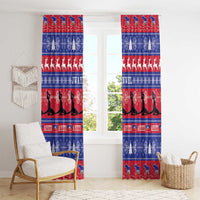Haiti Christmas Window Curtain Jwaye Nwel Ayiti Neg Marron Veve Vodou - Wonder Print Shop