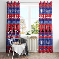 Haiti Christmas Window Curtain Jwaye Nwel Ayiti Neg Marron Veve Vodou - Wonder Print Shop