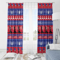 Haiti Christmas Window Curtain Jwaye Nwel Ayiti Neg Marron Veve Vodou - Wonder Print Shop