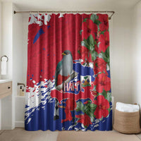 Haiti Independence Day Bathroom Set 1804 Proud Ayiti Map Hispaniolan Trogon - Wonder Print Shop