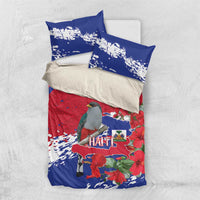 Haiti Independence Day Bedding Set 1804 Proud Ayiti Map Hispaniolan Trogon - Wonder Print Shop