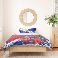 Haiti Independence Day Bedding Set 1804 Proud Ayiti Map Hispaniolan Trogon - Wonder Print Shop