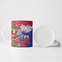 Haiti Independence Day Ceramic Mug 1804 Proud Ayiti Map Hispaniolan Trogon - Wonder Print Shop