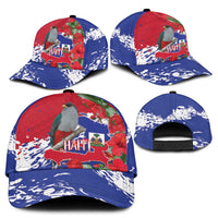 Haiti Independence Day Classic Cap 1804 Proud Ayiti Map Hispaniolan Trogon - Wonder Print Shop