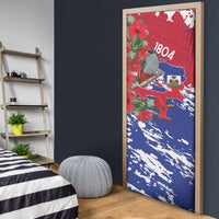 Haiti Independence Day Door Cover 1804 Proud Ayiti Map Hispaniolan Trogon - Wonder Print Shop