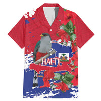 Haiti Independence Day Family Matching Mermaid Dress and Hawaiian Shirt 1804 Proud Ayiti Map Hispaniolan Trogon - Wonder Print Shop