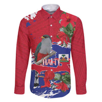 Haiti Independence Day Family Matching Short Sleeve Bodycon Dress and Hawaiian Shirt 1804 Proud Ayiti Map Hispaniolan Trogon - Wonder Print Shop