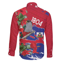 Haiti Independence Day Family Matching Short Sleeve Bodycon Dress and Hawaiian Shirt 1804 Proud Ayiti Map Hispaniolan Trogon - Wonder Print Shop
