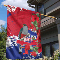 Haiti Independence Day Garden Flag 1804 Proud Ayiti Map Hispaniolan Trogon - Wonder Print Shop