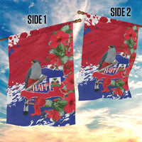 Haiti Independence Day Garden Flag 1804 Proud Ayiti Map Hispaniolan Trogon - Wonder Print Shop