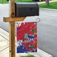 Haiti Independence Day Garden Flag 1804 Proud Ayiti Map Hispaniolan Trogon - Wonder Print Shop