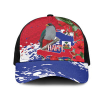 Haiti Independence Day Mesh Trucker Cap 1804 Proud Ayiti Map Hispaniolan Trogon - Wonder Print Shop