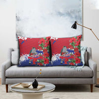 Haiti Independence Day Pillow Cover 1804 Proud Ayiti Map Hispaniolan Trogon - Wonder Print Shop