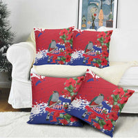 Haiti Independence Day Pillow Cover 1804 Proud Ayiti Map Hispaniolan Trogon - Wonder Print Shop