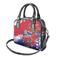 Haiti Independence Day Shoulder Handbag 1804 Proud Ayiti Map Hispaniolan Trogon - Wonder Print Shop