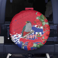 Haiti Independence Day Spare Tire Cover 1804 Proud Ayiti Map Hispaniolan Trogon - Wonder Print Shop