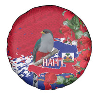 Haiti Independence Day Spare Tire Cover 1804 Proud Ayiti Map Hispaniolan Trogon - Wonder Print Shop