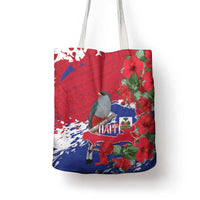 Haiti Independence Day Tote Bag 1804 Proud Ayiti Map Hispaniolan Trogon - Wonder Print Shop