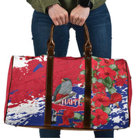 Haiti Independence Day Travel Bag 1804 Proud Ayiti Map Hispaniolan Trogon - Wonder Print Shop