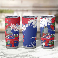 Haiti Independence Day Tumbler Cup 1804 Proud Ayiti Map Hispaniolan Trogon - Wonder Print Shop