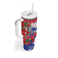 Haiti Independence Day Tumbler With Handle 1804 Proud Ayiti Map Hispaniolan Trogon - Wonder Print Shop