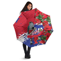 Haiti Independence Day Umbrella 1804 Proud Ayiti Map Hispaniolan Trogon - Wonder Print Shop