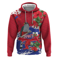 Haiti Independence Day Zip Hoodie 1804 Proud Ayiti Map Hispaniolan Trogon - Wonder Print Shop