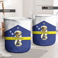 Curacao Football Laundry Basket 2026 The Blue Wave is Rising - Wonder Print Shop